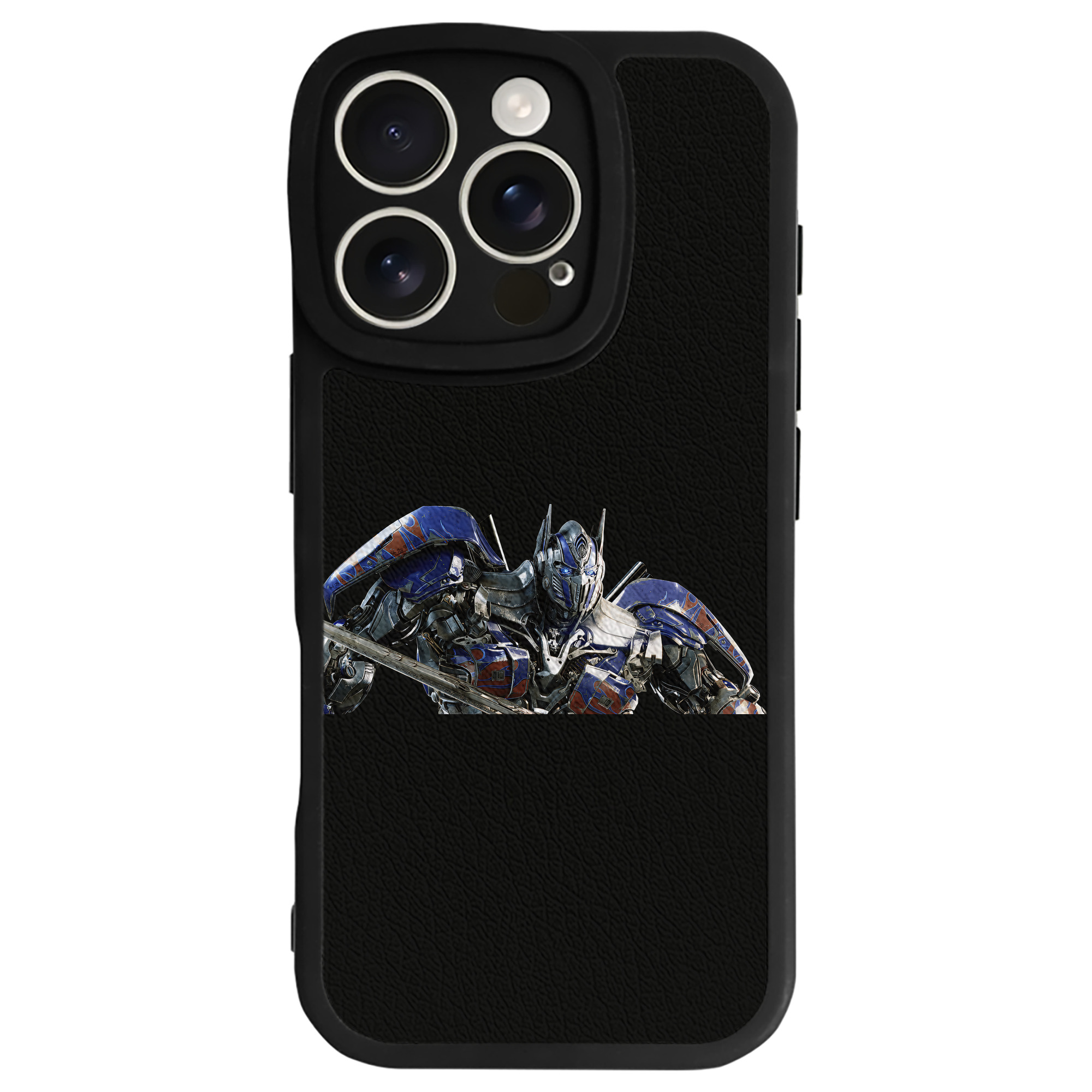 （画像用） Transformers トランスフォーマー 【iPhone 16シリーズ対応】シリコンスマホケース（レザー調） 材質：シリコン